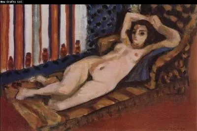 Qui a peint ce nu sur canap ?