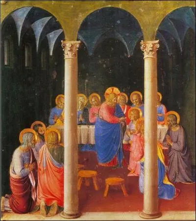 Ce  peintre des anges , prtre adorable, a reprsent lui aussi le moment en 1440 au couvent San Marco de Florence. Quel est cet artiste ?