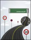 La route qu'elle ... prise est la plus directe.