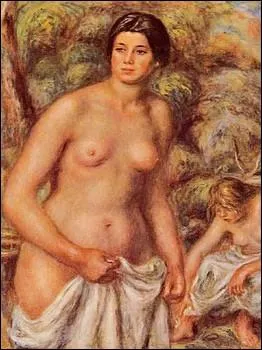 Qui est reprsente sur cette toile ?