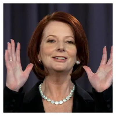 Quel animal l'ancienne Premier ministre australienne Julia Gillard a-t-elle tricot pour le bb ?