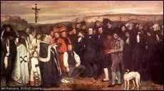 Pourquoi le clbre tableau d' Eugne Courbet  Un enterrement  Ornans  fit-il scandale en 1850 ?