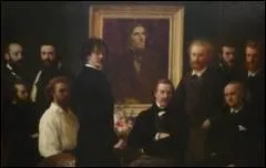 Qui a ralis le tableau  Hommage  Delacroix  ?