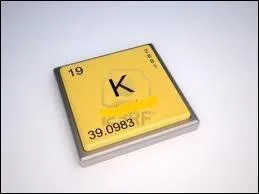 Quel lment chimique est dsign par le symbole   K  ?