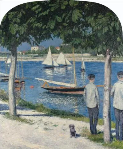 La berge du Petit Gennevilliers et la Seine.