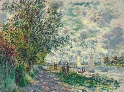 La berge du Petit Gennevilliers.