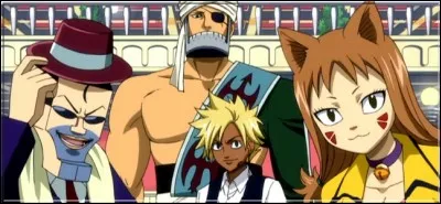 (Épisode 33) 
Où Erza, Natsu, Lucy, Grey et Happy sont-ils quand ils se font attaquer par ces personnages ?