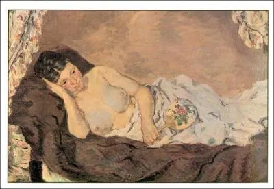 Est-ce Renoir qui a peint Femme nue couche ?