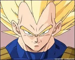 Vegeta se transforme en super guerrier avant Sangoku.