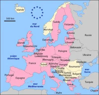 En tout dans l'Unione europenne, il y a le 1er juillet 2013 :