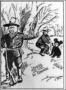 Quelle est l'origine du nom de l'ours en peluche amricain, Teddy Bear, cr en 1903 ?