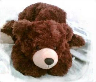 Quelle matire est utilise pour la fabrication des premiers ours en peluche ?