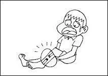 Qui s'est cass une jambe avant le deuxime spectacle ?