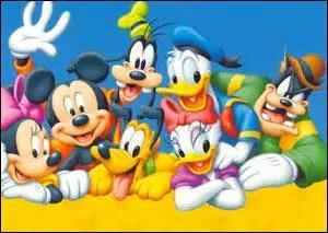 A quel ensemble de personnages peut-on associer Donald, Mickey, Minnie ou encore Pluto, ...