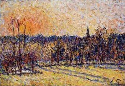 "Le coucher de soleil à Bazincourt" fait-il partie des oeuvres de Renoir ?