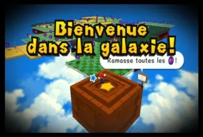 Dans quelle galaxie se trouvent l'�toile et les pi�ces violettes de Luigi ? (super Mario galaxy 1)