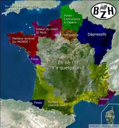 Selon cette carte, quel est le meilleur endroit du monde ?