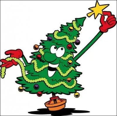 Que dit ce sapin de Nol qui arrive en colre un soir de rveillon ?