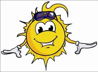 Presque tous les jours,  du soleil.