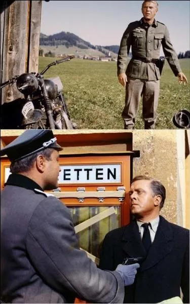 Toujours dans ce train, Peter Cunningham est bouscul et renverse son vin. Il ne peut s'empcher de dire So sorry ce qui aura pour effet son arrestation. A quel autre film de guerre vous fait penser cette scne ?