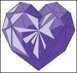 Que signifie le coeur violet et combien de cordis rapporte-t-il ?