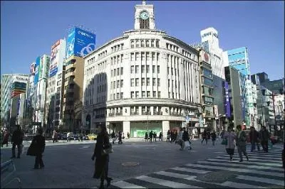 Dans quelle ville se trouve le quartier de Ginza ?