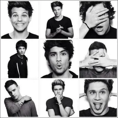 Sur quelle couverture de magazine ont-ils pos en noir et blanc ?