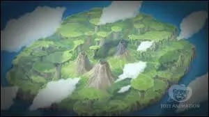 Comment s'appelle l'le o Luffy s'entrana pendant 2 ans ?