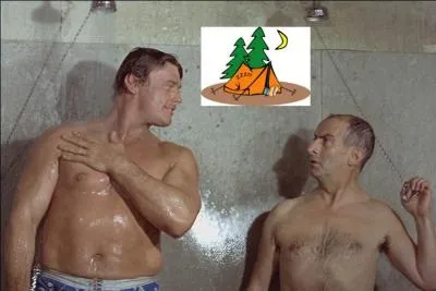 Dans quel endroit Bourvil emmne-t-il cette jeune femme pour la nuit ?