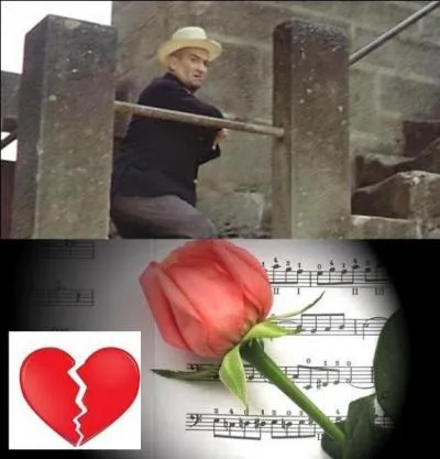 Une fois arriv sur les remparts, De Funs doit entonner une chanson. Quelle est cette chanson dont le titre dit qu'il ne dure qu'un moment ?