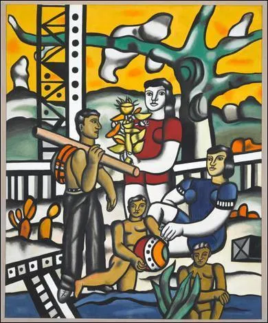 Quel peintre est l'auteur de la toile  Le campeur  ?