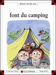 Comment s'appellent ces enfants, frre et soeur qui font du camping ?