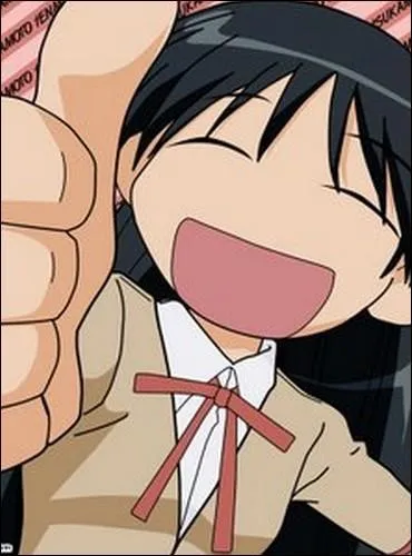 Dans  School Rumble , Tenma est tellement gourde qu'elle ne se rend mme pas compte que :