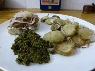 Qu'est-ce vert dans l'assiette ?