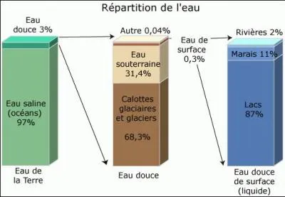 De quel pourcentage d'eau est compos notre organisme ?