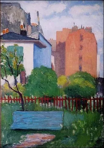 Qui a peint Le banc, rue Boursault ?