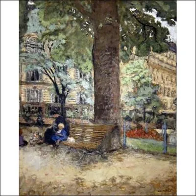 Qui a peint Le banc du parc de Vintimille ?