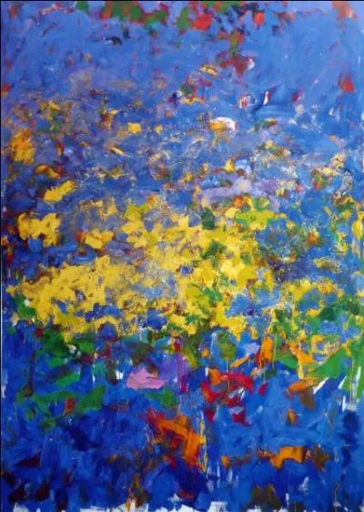 Elle est ne  New York, elle a fini sa vie en rgion parisienne,  Vtheuil. Elle a peint de grands paysages abstraits, expressifs, aux couleurs vives. De qui s'agit-il ?