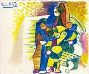 Qui a peint- Couple sur un banc ?