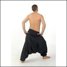 Bien sr, il faut s'y faire, et ce n'est pas un vtement habituel pour nos contres, mais il prsente l'avantage de faire circuler l'air dans des zones qui n'y sont pas habitues ! Quel est ce vtement ?