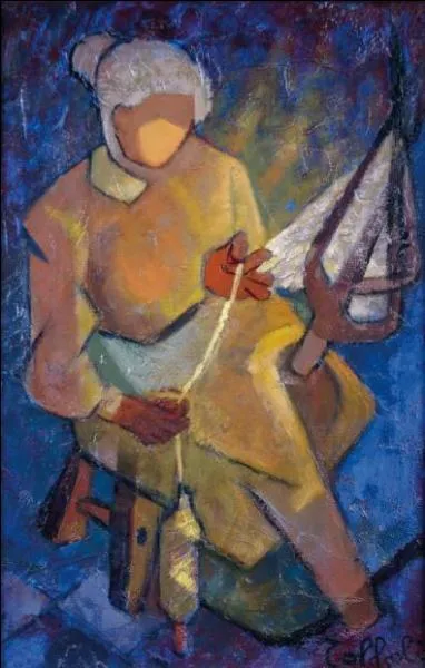 Qui a peint la fileuse ?