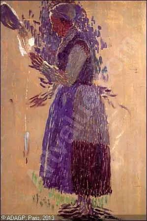 Qui a peint La femme  la quenouille ?