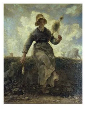 Qui a peint La fileuse chvrire ?