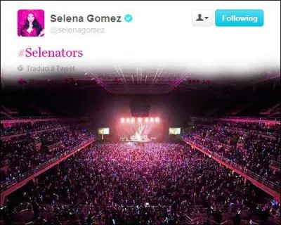 Selena a une fois fait une  pinky promise  avec ses fans, lors d'un concert. Quelle tait la promesse qu'elle a fait avec ses selenators ?