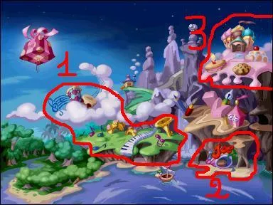 O se trouve le chteau des dlices (agrandissez puis regardez la carte) ?