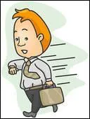 Je suis encore en retard ! ... heure est-il ?