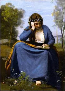 Qui a peint La lecture au milieu des fleurs ?