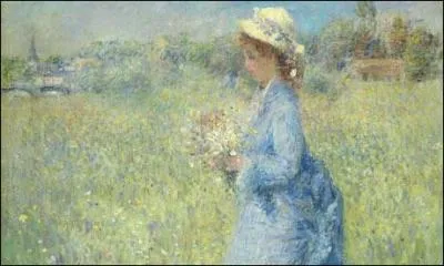 Qui a peint Femme cueillant des fleurs ?