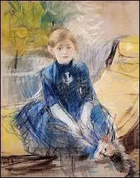 Qui a peint Petite fille dans une robe bleue ?