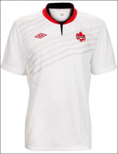 Quel pays joue avec ce maillot blanc ?